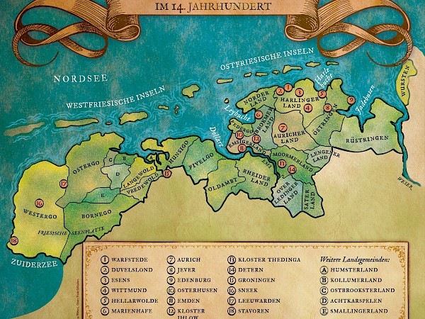 Karte in "Im Bann des Adlers"